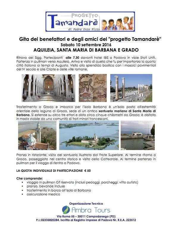 PROGRAMMA AQUILEIA, SANTA MARIA DI BARBANA E GRADO